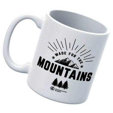 Made For The Mountains White Coffee Mug